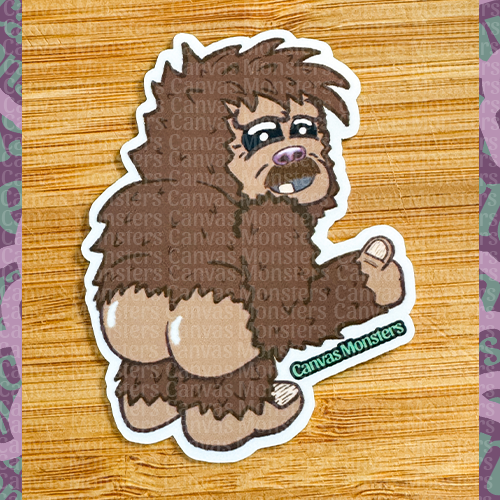 Freddie The Sasquatch - Canvas Monsters #404
