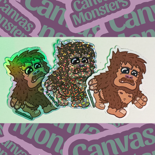 Freddie The Sasquatch - Canvas Monsters #404