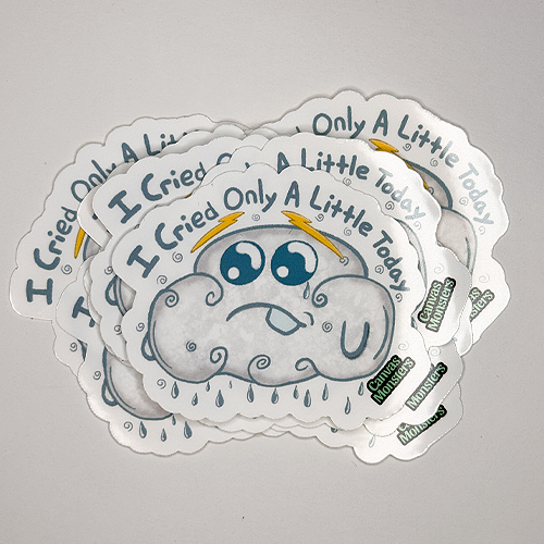 Nimby The Moody Cloud - Canvas Monsters #405