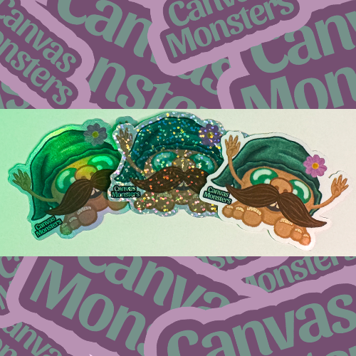 Petal The Garden Gnome - Canvas Monsters #406