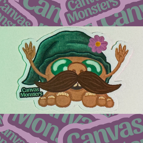 Petal The Garden Gnome - Canvas Monsters #406