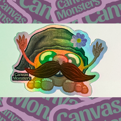 Petal The Garden Gnome - Canvas Monsters #406