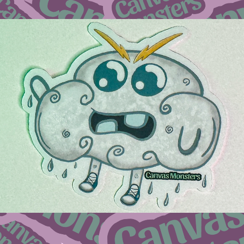 Nimby The Moody Cloud - Canvas Monsters #405