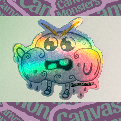 Nimby The Moody Cloud - Canvas Monsters #405