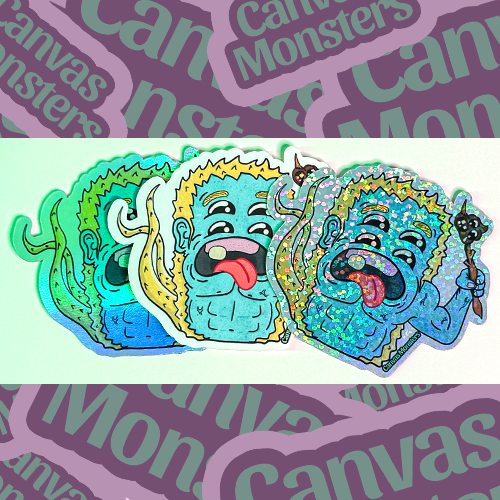 Sticky The Roll For Monster - Canvas Monsters #403