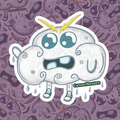 Nimby The Moody Cloud - Canvas Monsters #405