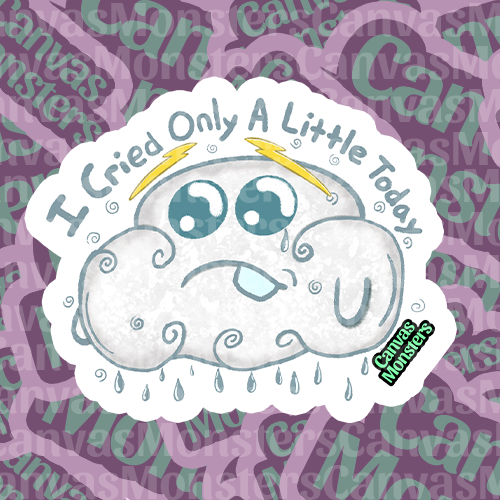 Nimby The Moody Cloud - Canvas Monsters #405