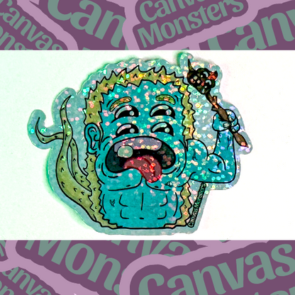 Sticky The Roll For Monster - Canvas Monsters #403