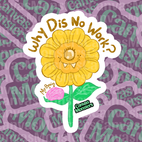 Sunny The Flower - Canvas Monsters #407